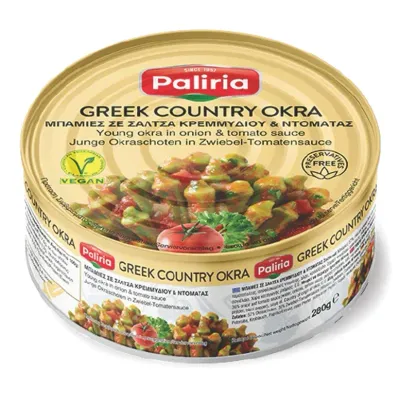 Kuvane bamije u paradajz sosu 280 g Paliria