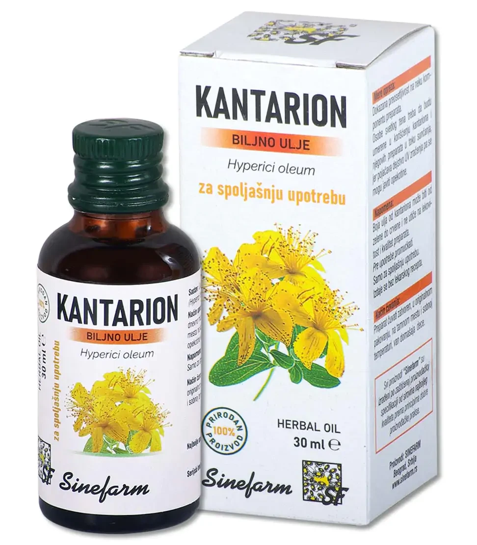 Kantarionovo ulje - za spoljašnju upotrebu 30 ml Sinefarm
