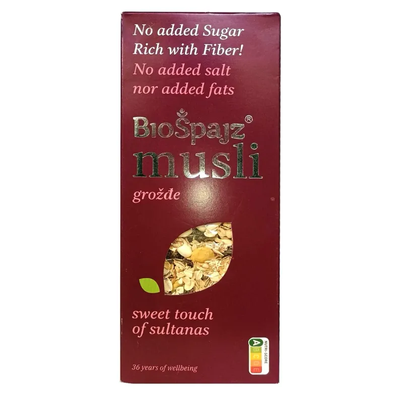 Musli - grožđe 400 g Bio Špajz