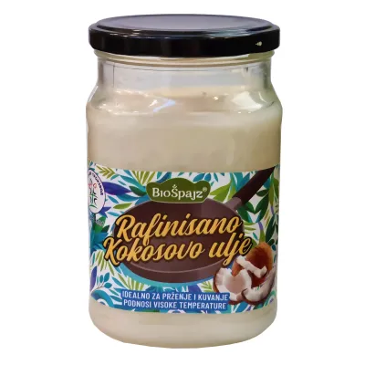 Rafinisano kokosovo ulje (organski proizvod) 550 g Bio Špajz