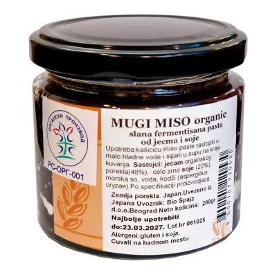 Mugi miso (organski proizvod) 200 g Mitoku