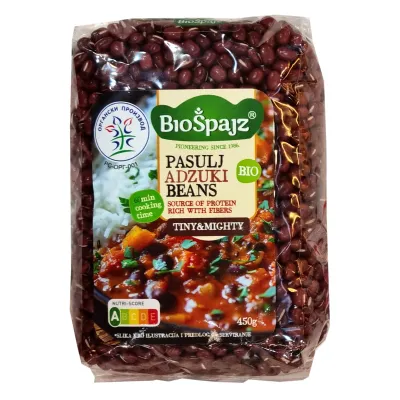 Pasulj azuki (organski proizvod)  450 g Bio Špajz