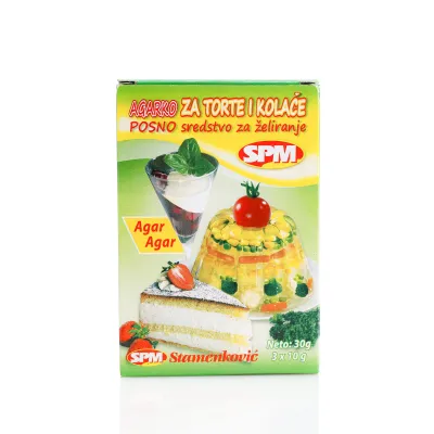 Agar Agar biljni želatin 30 g SPM Stamenković