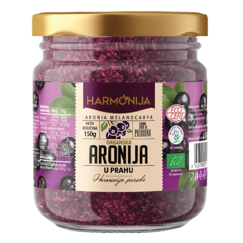 Aronija u prahu (organski proizvod) 150 g Aronija vita