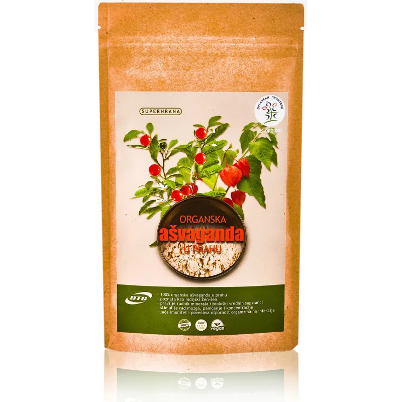 Ašvaganda u prahu (organski proizvod) 100 g Superhrana