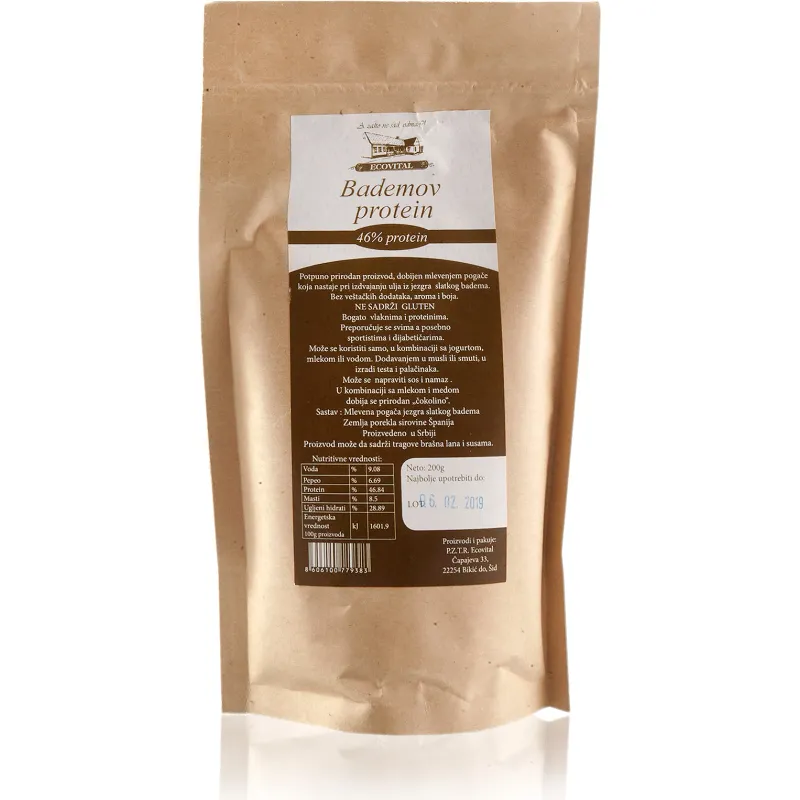 Bademov protein 200 g Ecovital