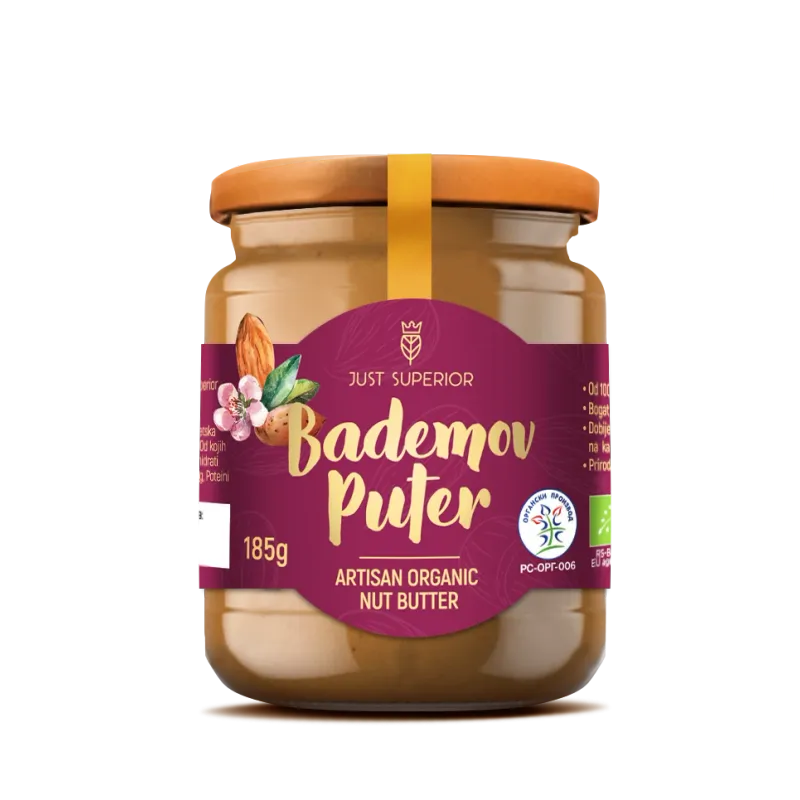 Bademov puter (organski proizvod) 185 g Just superior