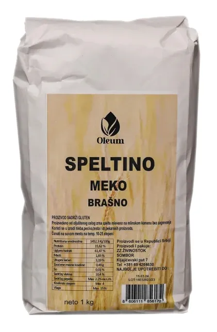 Brašno speltino meko 1 kg Oleum