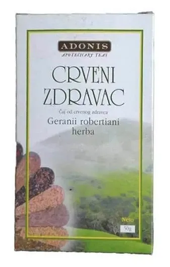 Čaj crveni zdravac 50 g Adonis