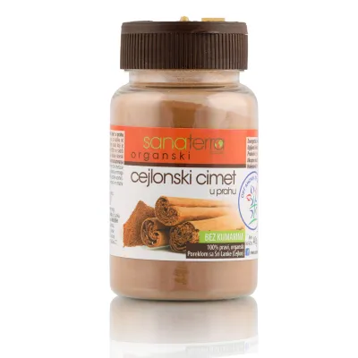 Cejlonski cimet (organski proizvod) 40 g Sanaterra