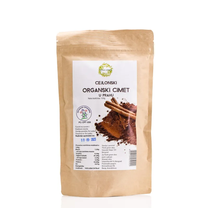 Cejlonski cimet u prahu (organski proizvod) 150 g Think green