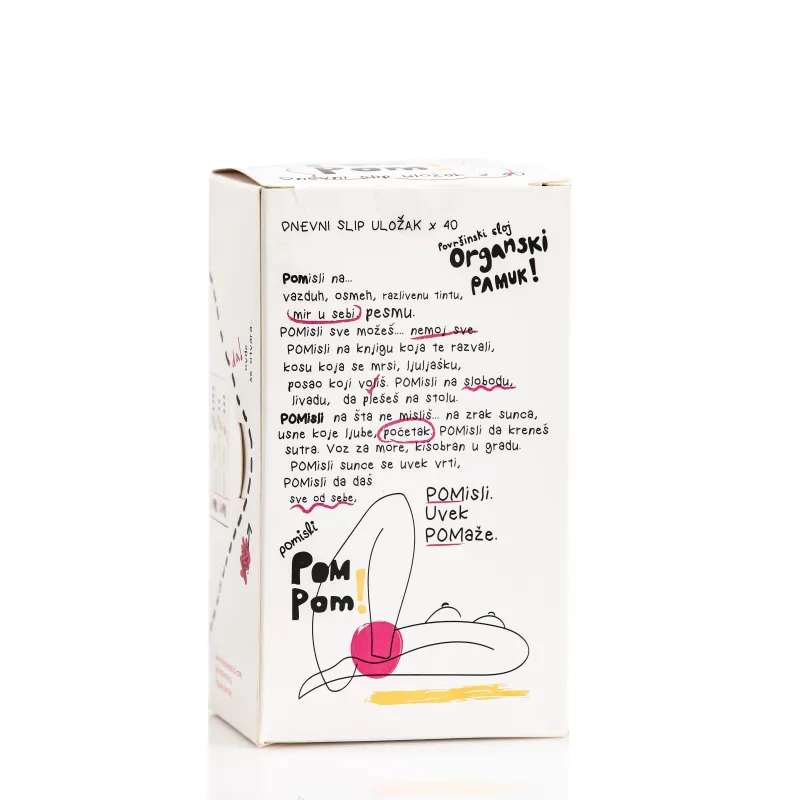 Ciklusni uložak dnevni slip 40 kom Pom Pom