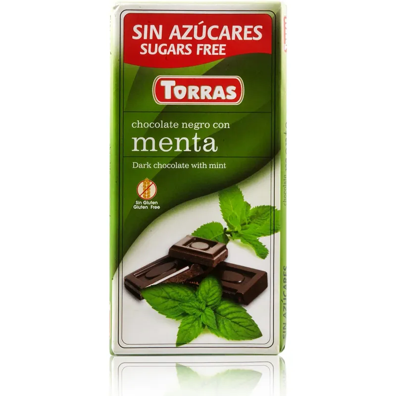 Crna čokolada sa nanom 46% kakaoa (sert.bez glutena) (dijet) 75 g Torras