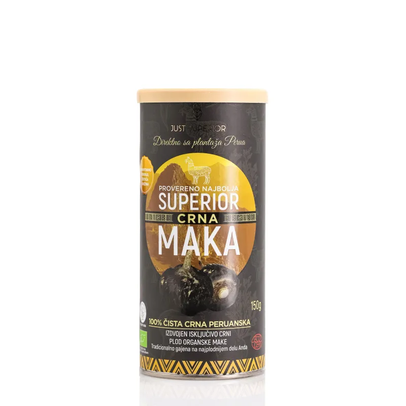 Crna maka u prahu (organski proizvod) 150 g Just Superior