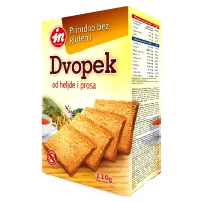 Dvopek od heljde i prosa (sert. bez glutena) 110 g