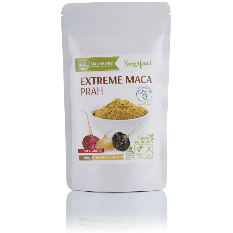 Extreme maca - peruanska maka u prahu (organski proizvod) 100 g We are one