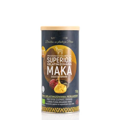 Gelatinizovana maka u prahu (organski proizvod) 150 g Just Superior
