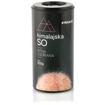 Himalajska sitna jodirana so 350 g Kristal so