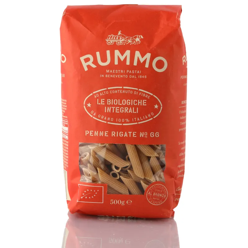 Integralna testenina penne rigate (organski proizvod) 500 g Rummo Spa