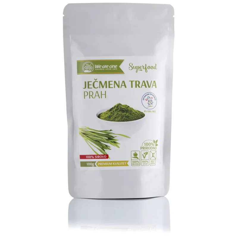 Ječmena trava u prahu (organski proizvod) 100 g We are one