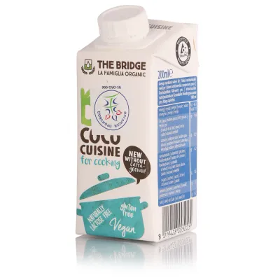 Kokosov krem za kuvanje (organski proizvod) 200 ml The Bridge
