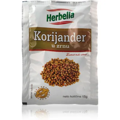 Korijander u zrnu 15 g Herbella