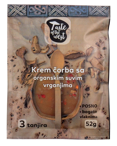 Krem čorba sa suvim vrganjima (organski proizvod) 52 g Taste of the west