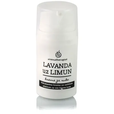 Krema za ruke LAVANDA uz LIMUN 50 ml Aromatherapist