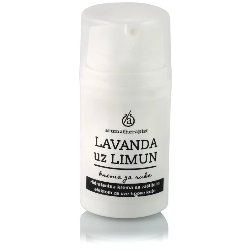 Krema za ruke LAVANDA uz LIMUN 50 ml Aromatherapist