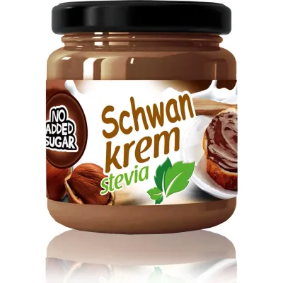 Lešnik crni krem sa kakaom stevijom 200 g Schwan