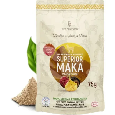 Maka u prahu (organski proizvod) 75 g Just Superior