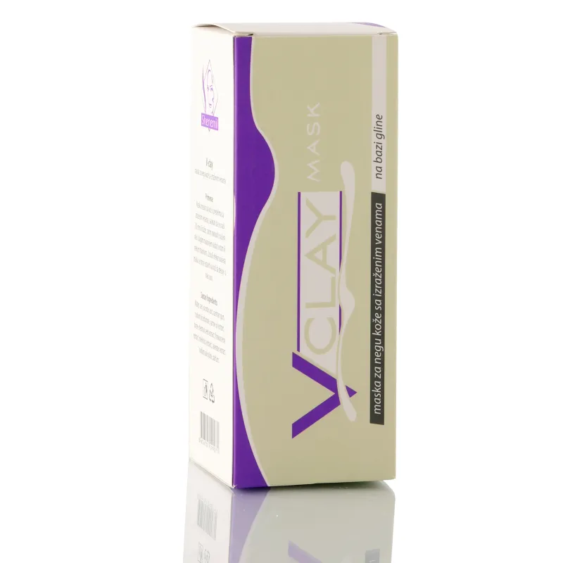 Maska za negu kože sa izraženim venama na bazi gline 150 ml Shenemil