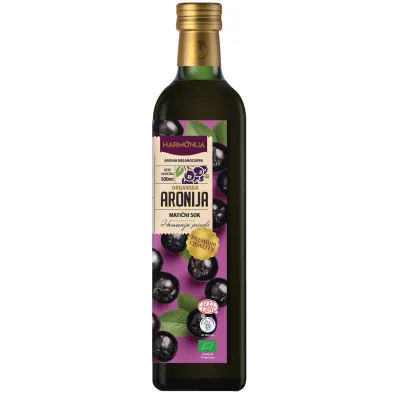 Matični sok od aronije (organski proizvod) 500 ml 