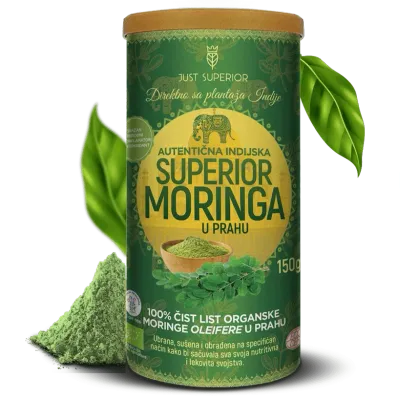 Moringa prah (organski proizvod) 150 g Just superior