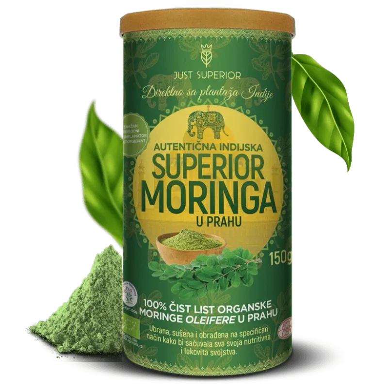 Moringa prah (organski proizvod) 150 g Just superior