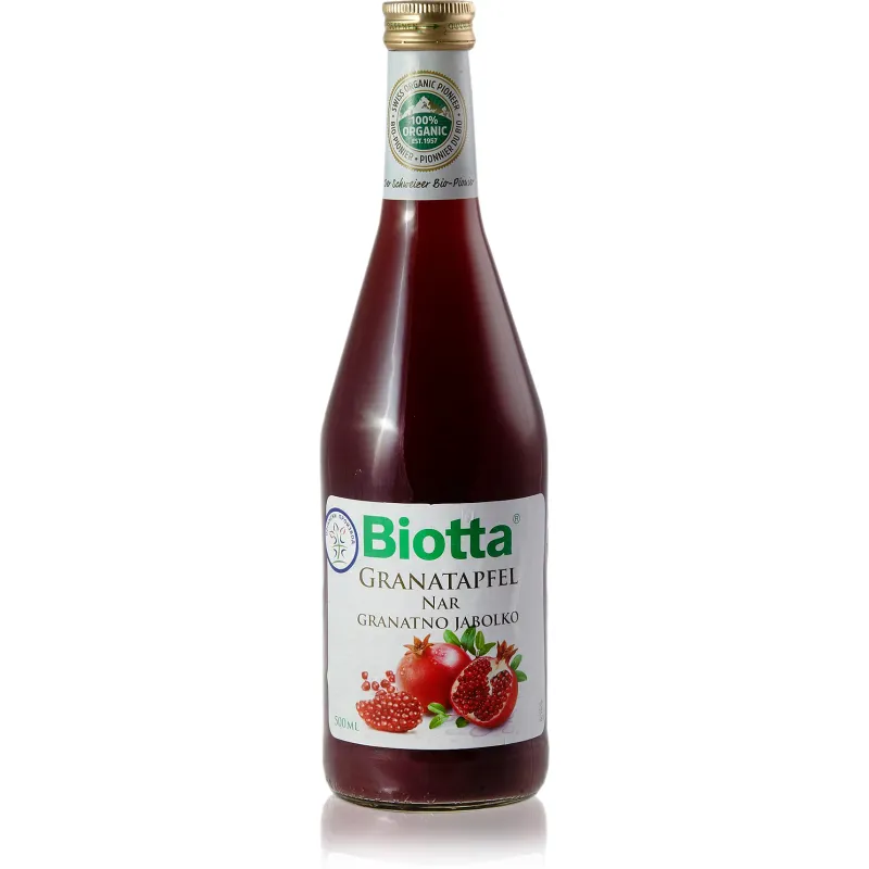 Mutni voćni sok od nara (organski proizvod) 500 ml Biotta