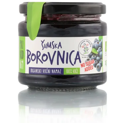 Namaz od borovnice (organski proizvod) 200 g Nisha