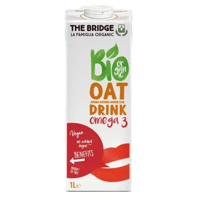 Napitak od ovsa Omega 3 (organski proizvod) 1 l The Bridge