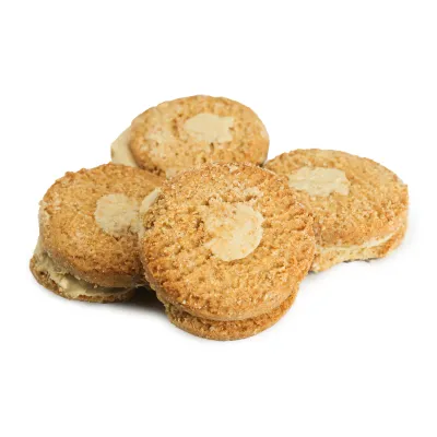 Nutribella keks punjen lešnikom Om Made