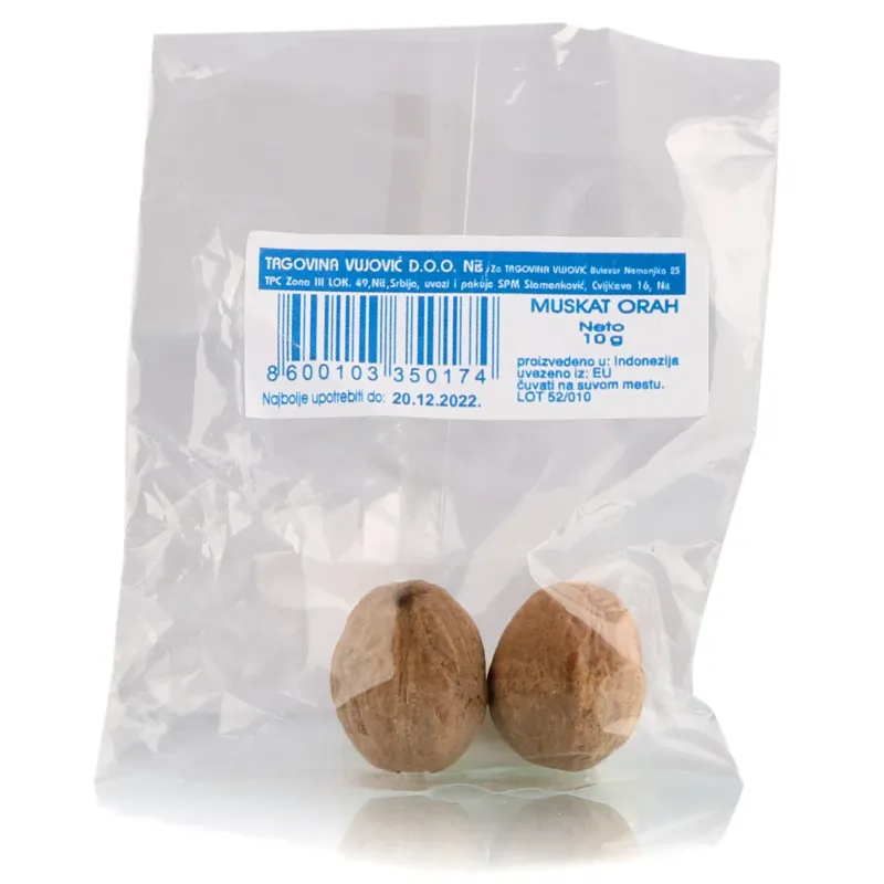 Orah muskatni celi 10 g Trgovina Vujovic