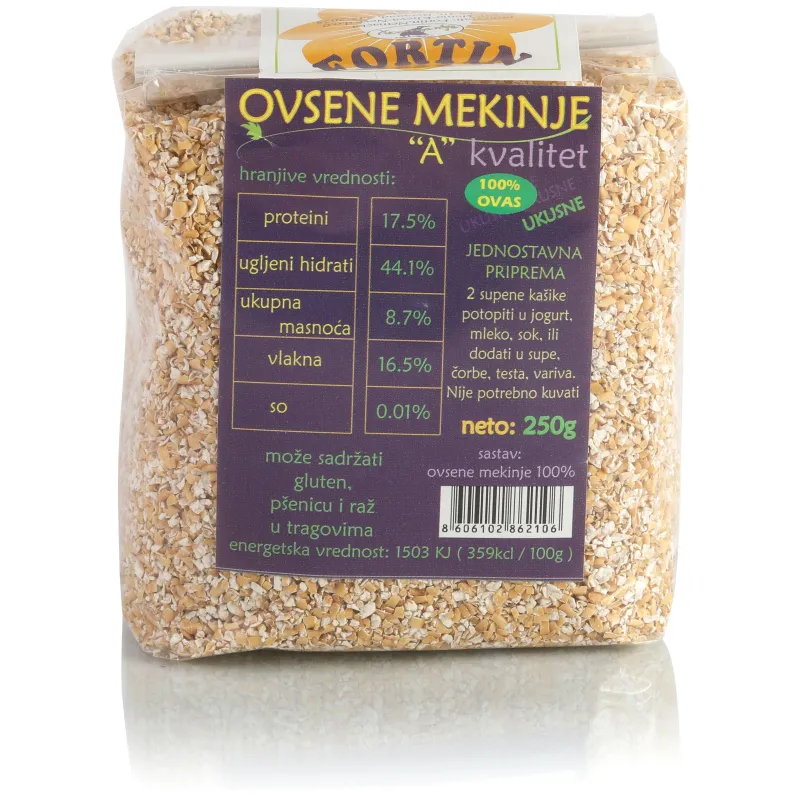 Ovsene mekinje 250 g Fortin