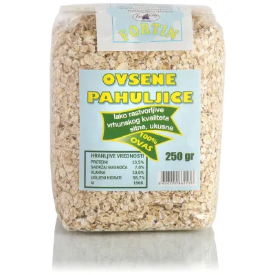 Ovsene pahuljice 250 g Fortin