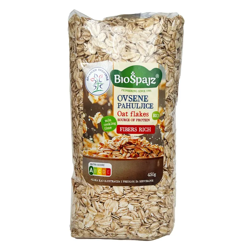 Ovsene pahuljice (organski proizvod)  450 g Bio Špajz