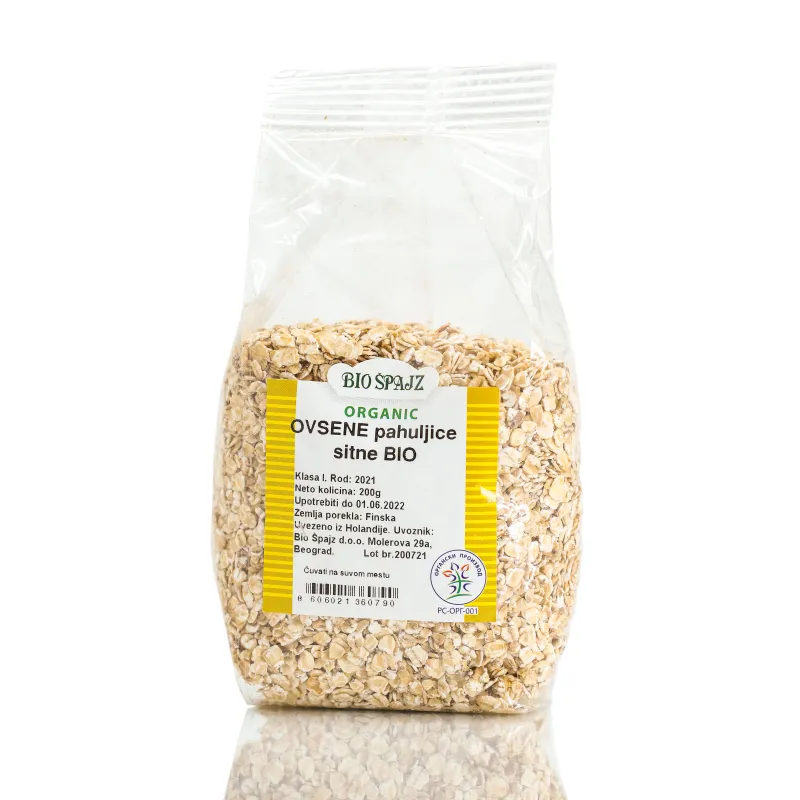 Ovsene pahuljice sitne (organski proizvod) 200 g Bio Špajz