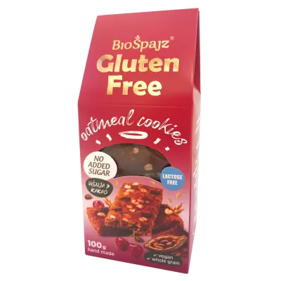 Ovseni keks sa višnjom i kakaom 100 g Bio Špajz