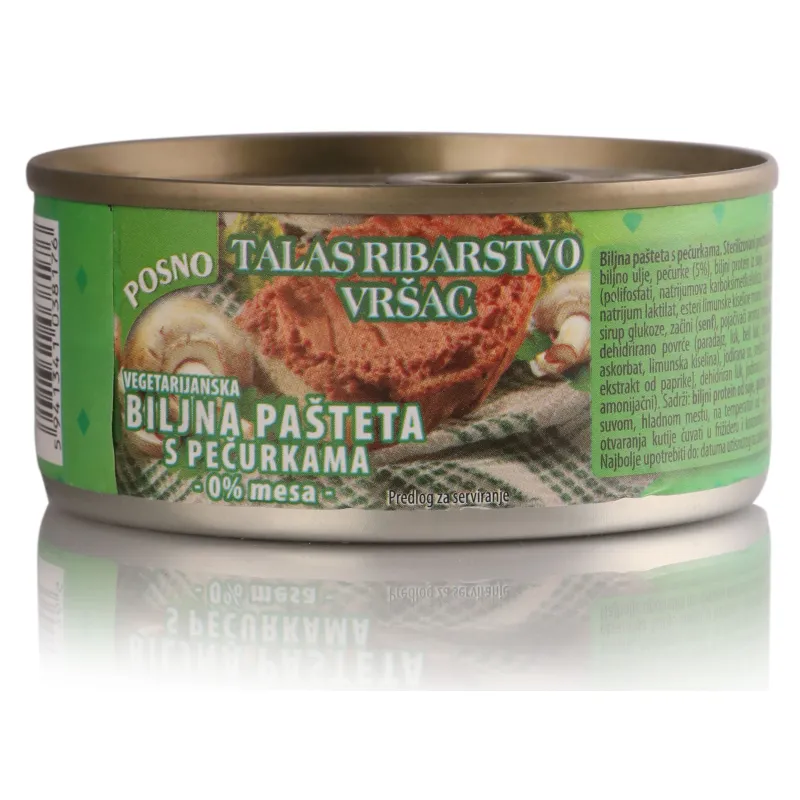 Pašteta vegetarijanska sa pečurkama 120 g Talas