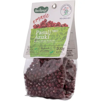 Pasulj azuki (organski proizvod)  200 g Bio Špajz