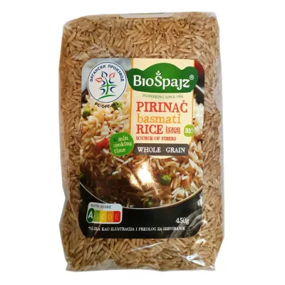 Integralni basmati pirinač (organski proizvod) 450 g Bio Špajz