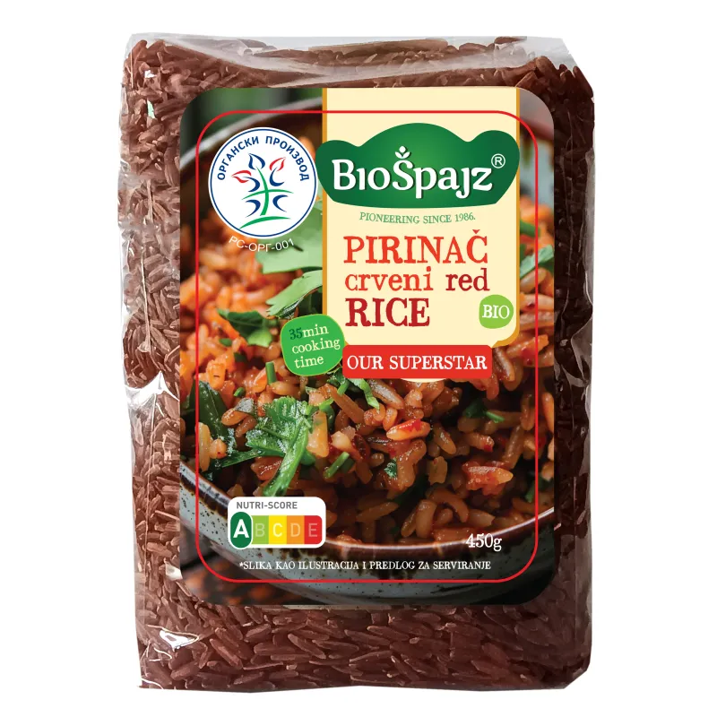 Pirinač crveni (organski proizvod) 450 g Bio Špajz