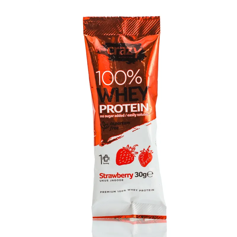 Protein jagoda 30 g Crazy Nutrition